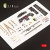 KELIK K48029 F-104G STARFIGHTER EARLY TYPE INTERIOR 3D DECALS FOR HASEGAWA KIT 1/48